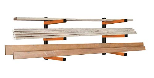 KASTFORCE KF1004 Lumber Storage Rack 3-Level System 110lbs per Level with Durable Sheet Metal Screws, Wood Rack, Workshop Rack