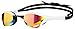 arena Cobra Ultra Racing Swim Goggles for Men and Women, Red Copper / White / Black, Mirrored