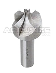 with 1/2'' H.S.S. Corner Rounding End Mill