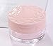 Transparent Acrylic Empty Refillable Powder Puff Box Make-up Loose Powder Box Powder Container With Sponge Puff for Xmas Gift and DIY