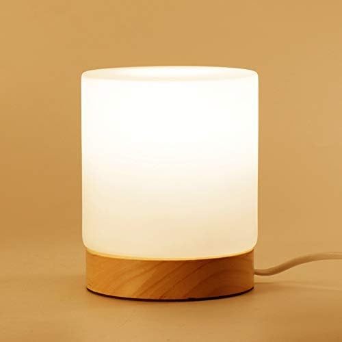 Juyee 間接照明 おしゃれ リモコン 和風 ナイトライト ベッドサイドランプ Led電球 調色調光 目に優しい 省エネ 寝室用 低円柱 電球と リモコン付き