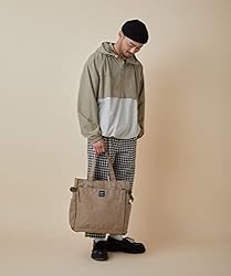 anello(アネロ) 10 Pocket Tote Bag, Beige