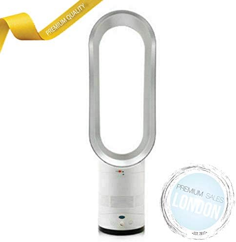 Bladeless Fan Premium PSL With Remote Control Air Flow (Silver)