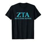 Zeta Tau Alpha ZTA T-Shirt University Fraternity Greek Gift