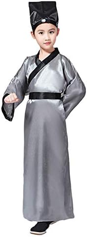 Hzjundasi Chinese Ancient Confucius Hanfu - Performance Graduation Cosplay Traditional Costume for Children