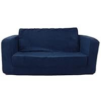 Fun Furnishings Toddler Flip Sofa, Dark Blue