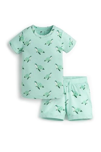 monica + andy Kids Short Sleeve T Shirt + Summer Short Set, Size 14, Sea Turtles, 100% Organic Kids Clothes for Girls & Boys, Sustainable Super Soft Fabric, Kid, Toddler, Newborn & Infant Sizes at Amazon