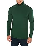 Derminpro Men’s Slim Fit Soft Turtleneck Long Sleeve Pullover Lightweight T-Shirt