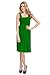Milk Nursingwear Women's Smocked Sleeveless Sundress-L-Spring Green