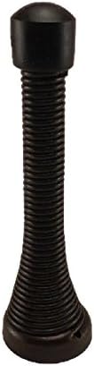 61965-2 Oil Rubbed Bronze Flexible Steel Spring Door Stop Stopper (Pack of 2)