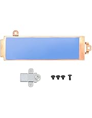M.2 2280 SSD Heatsink Cover with Bracket, Laptop Solid State Drive Cooling for Dell Alienware m15 R5 R6 G15 5510 5511, Aluminium Alloy Hard Drive Heatsink Cover