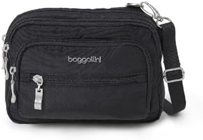 Baggallini Essential Crossbody Bag for Women - Built-in RFID Card Holder - Cross  Body Purse with Quick-access Phone Pocket: Handbags: Amazon.com