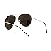 SUPER Oversized Aviator Sunglasses Big Metal Frame Silver, Blue Mirror Lens