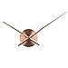 Timelike 3D Clock Hands, DIY Large Clock Hands Needles Wall Clocks 3D Home Art Decor Quartz Clock Mechanism Accessories (Copper)