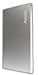 Avido World's Thinnest 4000mAh 2.1Amp Output Portable Ultra-Slim Power Bank Charger/External USB Battery Power Pack for Samsung phones and all USB-charged devices [Retail Packaging] - Silver