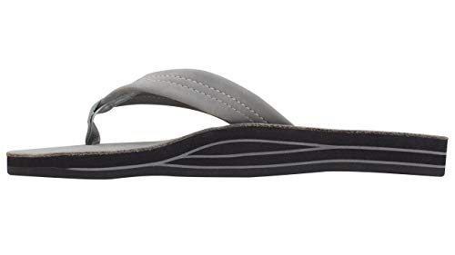 rainbow sandals men's premier leather double layer with arch wide strap