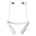 Skullcandy Women's Method Bluetooth Wireless Sweat-Resistant Sport Earbuds with Microphone, Secure Around-The-Neck Collar, 9-Hour Rechargeable Battery, Perfect for Working Out, Light Gray/Swirl