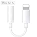 (Apple MFi Certified) Headphone Adapter for iPhone X, Lightning to 3.5mm Female Audio Connector Compatible for iPhone XS/XR 8 7 Plus, Support Music Control & Calling Function & iOS 12