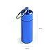 Deke Home - Waterproof Aluminum Pill Box Keychain, Mini Travel Pill Holder Case, Portable Medicine & Vitamin Organizer, Food Grade, Airtight Dispenser, Pocket Container for Daily Use
