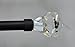 Urbanest Pierre Cut Crystal Drapery Curtain Rod Set 3/4