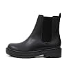 SODA-Pilot-Women-Lug-Sole-Low-Heel-Chelsea-Fashion-Ankle-Bootie-wDouble-Elastic-Gore