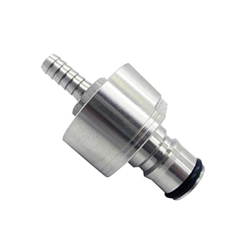 Fenteer Carbonation Cap Stainless Steel, Suit for Gas & Liquid Ball Lock Post, for PET Bottles Beer Soda Maker for Home Kitchen Canteen