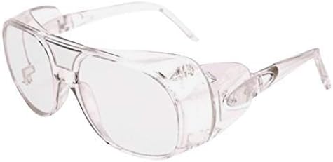 1Pcs Men's Women's Windproof Sand Anti-Impact Anti-Fog Anti-Spatter Glasses Aoggle Clear Polycarbonate Standard Safety - 99.9% UV Protection Full Frame (Full Size, White)