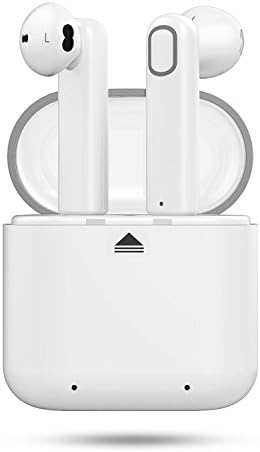 Bluetooth Earbuds, Fresky Wireless TWS Mini Bluetooth V4.2 In-Ear Headphones Sports Headsets Car Stereo Headphones With Charging Box for iPhone/Android[Pefect Fit In-Ear Parts] (White)