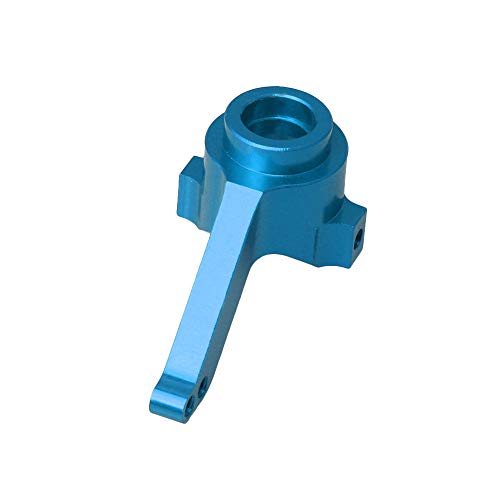 2pcs RC1:16 Steering Hub Carrier(L/R)(Al.) for HQ 731 732 733 734 M0456 Aluminum Alloy (Blue)