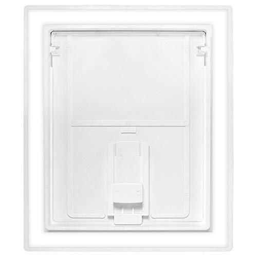Access Panel APW67-1 6" x 7" Flush Mount, Removable, Paintable, with Child-Resistant Latch, Drywall Access Door Panel for Plumbing, Electrical & Utilities, White