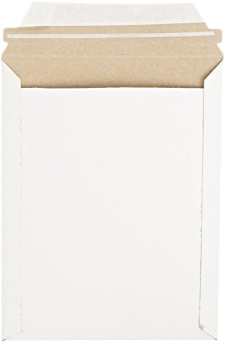 Pratt MJ-2 Self-Seal Stay Flat Mailer, White, 7" x 9" (Pack of 100) (3 PACKS OF 100)