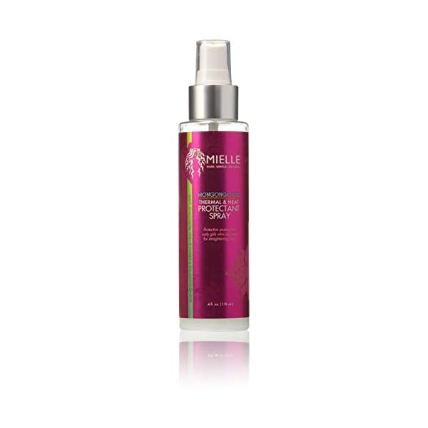 Mielle Mongongo Oil Thermal & Heat Protectant Spray, Protects Hair from
