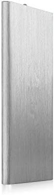 10000mAh ULTRA SLIM Universal Portable Power Bank with LED Flashlight and 2 USB Ports (White)