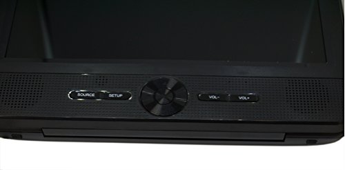 Sykik SYDVD196, 9.8'' Inch All multi region zone free HD portable DVD player, USB, SD card slot, AC Adaptor , Car Adaptor, Remote Control (one year Sykik USA warranty) Black