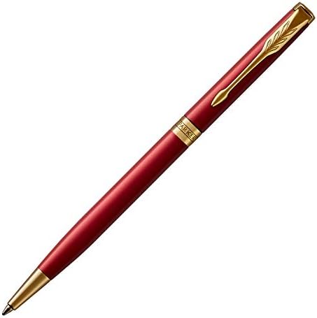パーカー ボールペン スリム 油性 ソネット レッドGT 1950778 正規輸入品
