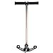 Yosoo High Pressure Hand Pump, Stainless Steel 3 Stage Air Gun Rifle Filling Stirrup Pump Hand Pump 4500PSI Gas Filter Silver