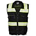 ML Kishigo - Black Heavy Duty Safety Vest Size: Large