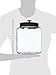 Anchor Hocking 2 Gallon Montana Glass Jar with Lid (2 piece, black metal, dishwasher safe)