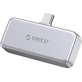 ORICO 512GB Portable SSD Up to 2000MB/s, Direct Plug Design, High-Speed External SSD with USB 3.2 Gen2x2 20Gbps Interface, Reliable Storage for iPhone 17 Series, Tablets, Laptops - S20