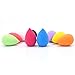Dolovemk 2PCS Beauty Makeup Blending Sponges, Undereye/Eyelid Foundtion Applicator Wedges, Small Soft Flawless Semi-Egg Shaped Sponge, Size: 42mmx30mm (Non-Latex) (Random Colors)