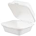 Take Out Boxes Clamshell Hinged Biodegradable To Go Food Containers - 6