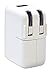 Ionic Pro USB Wall Charger Set with 3-Feet Lightning to USB Cable for iPhone, iPod and iPad - White (Apple MFI Certified)