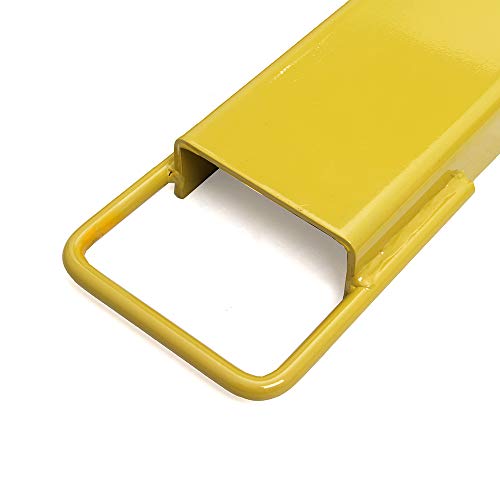 84" Steel Pallet Fork Extensions for forklifts Lift Truck Slide on clamp 5.5" x 1.75" x 84"