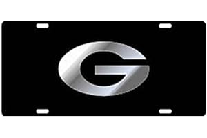 Craftique Georgia Bulldogs Black w/Silver G Car Tag