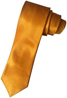 Mens Tie - Satin Solid Necktie (Available In 10 Colours) - Baby Pink/Purple/Red/Maroon/Grey/Navy Blue/Light Blue