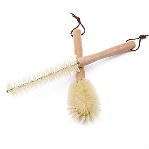 lehao Bottle Brush Cup Cleaning Brush Scrubber for Washing Glasses, Sport Bottles, Pitchers, Thermoses, Jars, Non-Stick Pot Pan Dish Bowl, Water Cups, Coffee Mugs - Thumbnail 4