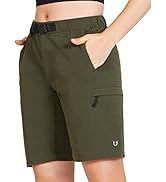 NORTHYARD Women's Hiking Cargo Shorts Quick Dry Athletic Outdoor Shorts with Pockets UPF 50+ for ...