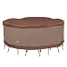 Duck Covers Ultimate Round Patio Table with Chairs Cover, 76-Inch