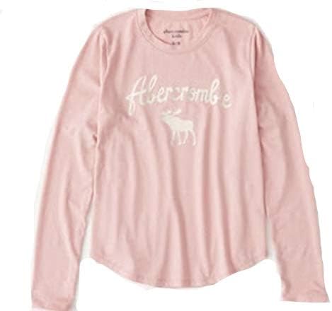Amazon Co Jp アメリカ限定 アバクロ キッズ レディース ガールス ロンt 長袖tシャツ ピンク Abercrombie Fitch アバクロンビー フィッチ ファッション