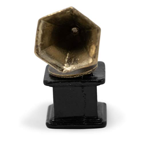 American Heritage Industries Dollhouse Gramophone- Antique Miniature Gramophone for Scaled 1:12 Dollhouses, Unique Dollhouse Accessory, an Product - Thumbnail 2